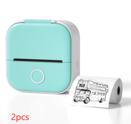 Portable Mini Thermal Label Printer Home Photo Printer Student