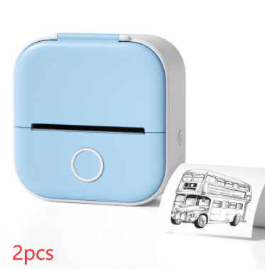 Portable Mini Thermal Label Printer Home Photo Printer Student